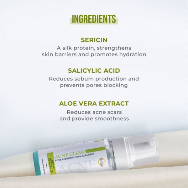 Seriskin Acne Clear Pore Refining Foam Cleanser - Image 4