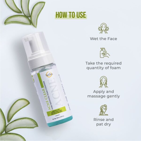 Seriskin Acne Clear Pore Refining Foam Cleanser - Image 3